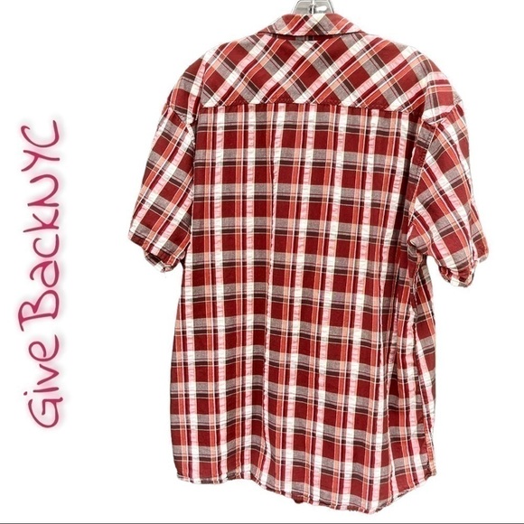 Cockpit USA Plaid Button Down Short Sleeve Shirt XXL - Picture 2 of 4